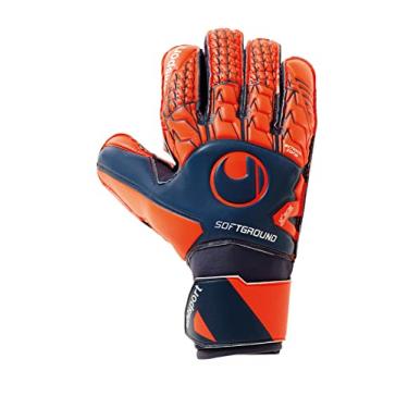 Imagem de Luva De Goleiro Uhlsport Next Level Soft Pro Tam. 8, Vermelho e Azul Marinho