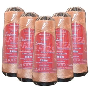 Imagem de Linha Rayza Ideal para Amigurumi - Tex 288 - Cor 005 Salmão