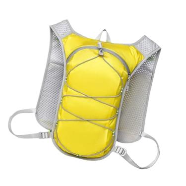 Imagem de Pegciuho Mochila com Colete de Hidratação, Mochila de Hidratação para Caminhadas, Escaladas, Equipamentos de Corrida, Mochila Aquática para Escalada Ao Ar Livr, Amarelo