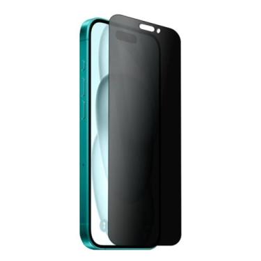Imagem de [GL CASES] Pelicula Privacidade Compatível Com iPhone 17 Pro Anti Risco Pelicula Privativa De Vidro Temperado 3D Proteção 9H Anti Espião Cobertura Total Da Tela + Kit Limpeza Para Aplicação