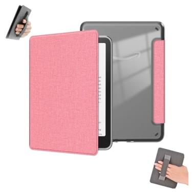 Imagem de GUKSRASO Capa para Kindle Paperwhite 12ª Geração 2024 (7", Modelo: SA568B) / Colorsoft Signature Edition - Capa Traseira de Acrílico Transparente Durável, Alça de Mão