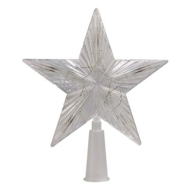 Imagem de Estrela Ponteira Natal LED Colorida Pisca Pisca 18cm