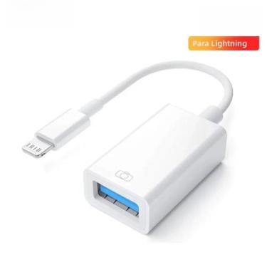 Imagem de Cabo Adaptador USB 3.0 OTG Para iPhone iPad 8-Pinos Para Mouse Câmera 