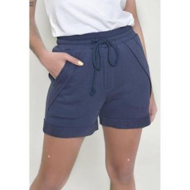 Imagem de Shorts Moletom Dialogo Off White Com Cordão Femin-Feminino