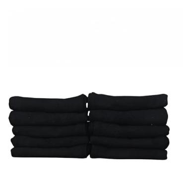 Imagem de Pano De Prato Grande PRETO Pé De Galinha Kit Com 05,10,20 ou 30 Unidades(10)