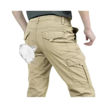 Imagem de Calça Tática Militar Masculina Casual - Vários Bolsos para Trabalho e 