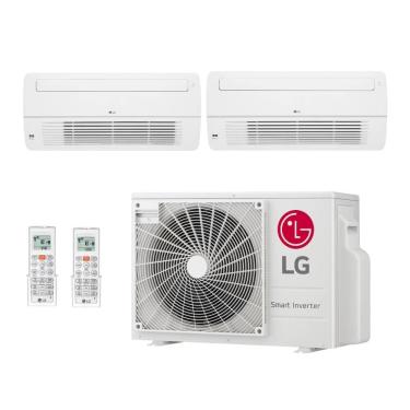 Imagem de Ar Condicionado Multi Split Inverter LG 21000 BTUs (9000 Cassete 1 Via+18000 Cassete 1 Via) Quente/Frio Z3UW21GFB1.AWGZBR1 - 220V
