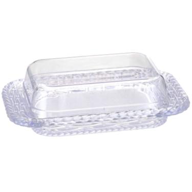 Imagem de Manteigueira De Acrílico Com Detalhes Trançado Cristal - Keita Manteigueira Trança Cristal (12) - Keita