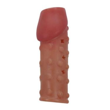 Imagem de Capa Peniana Anatômica Vazada Marrom 10x2,8cm - Pretty Love