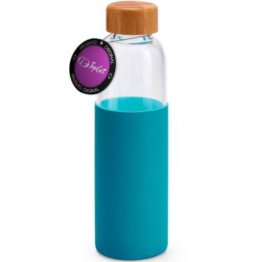 Imagem de Garrafa De Vidro 600 Ml Urban Topget - Azul
