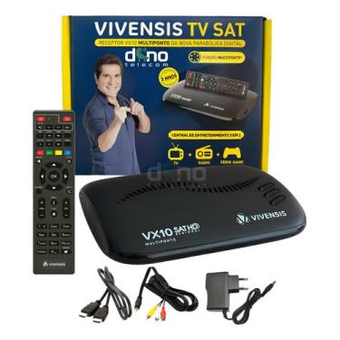 Imagem de Receptor Digital Vivensis Vx10 Multiponto Tv Sat Hd Regional