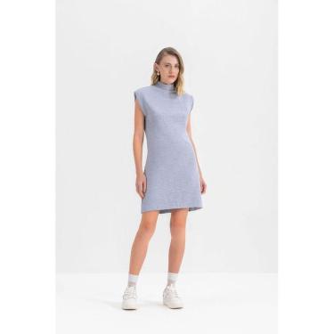 Imagem de Vestido Feminino Em Ribana Essendi  Cinza Médio
