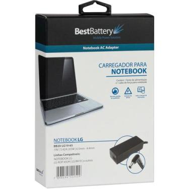Imagem de Fonte Carregador para Notebook LG P435-p - BestBattery, 65 Watts