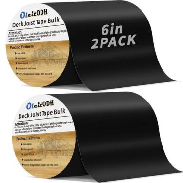 Imagem de Fita de viga butílica Oleitodh para decks de 15 cm x 15 m à prova de i