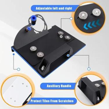 Imagem de Adaptador De Esmerilhadeira Chanfra Cortar Em 45 Graus Guia Base Corte