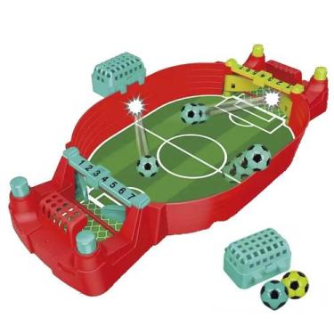 Imagem de Jogo Mini Pebolim Arena Infantil Game Pinball Gol Vermelho - flex