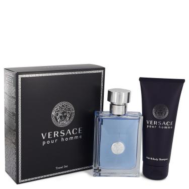 Imagem de Perfume Masculino Pour Homme CX. presente Versace 100 ML Eau De Toilette 100 ML + Gel De banho