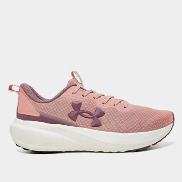 Imagem de Tênis Under Armour Charged Great Feminino, Rosa, Branco, 37