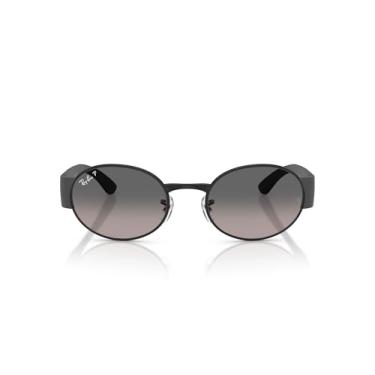 Imagem de Ray-Ban Óculos de sol oval RB3770, preto/cinza dégradé polarizado, 54 mm