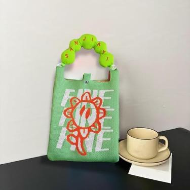 Imagem de Mini bolsa para celular commuter transversal pequena bolsa quadrada, verde, Verde