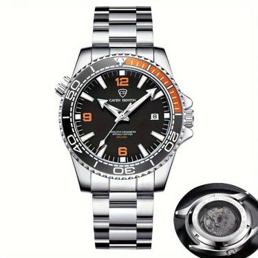 Imagem de Relógio Masculino De Quartzo Brilhante Para Negócios E Esportes Presente Ideal Preto