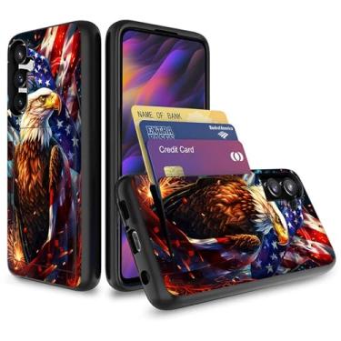 Imagem de Vobber Capa para Galaxy A16 5G, capa tipo carteira oculta com compartimento para cartão TPU à prova de choque e policarbonato capa protetora de camada dupla para Samsung Galaxy A16 5G 6,7 polegadas