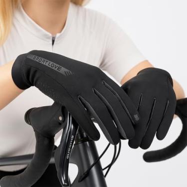 Imagem de Luvas Térmicas para Ciclismo, Impermeáveis, com Touch Screen, Pretas, para Esportes ao Ar Livre