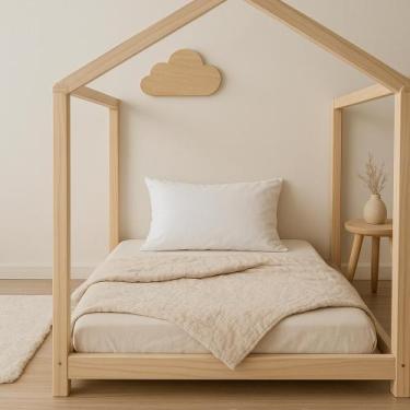 Imagem de Travesseiro Infantil Mini Cama Hipercal 200 Fios 40x50cm Silicone Hipo