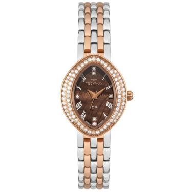 Imagem de Relógio Technos Feminino Mini Joia Bicolor - 2035NBM/1M