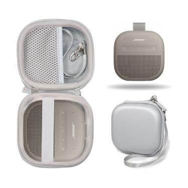 Imagem de GETGEAR Capa protetora projetada para o novo alto-falante Bluetooth portátil Bose SoundLink (2ª geração), capa rígida de viagem à prova de choque com bolso de malha e alça de pulso – Apenas capa