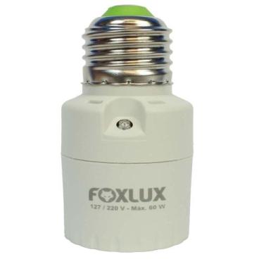 Imagem de Bocal com Sensor de Fotocélula Foxlux E27 Bivolt  Acendimento Automáti