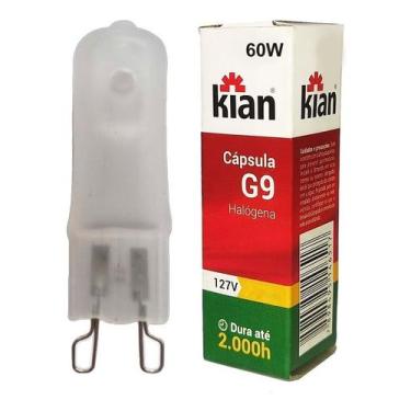 Imagem de Lâmpada Halógena Halopin 60W 127V Fosca G9 - KIAN, 110V