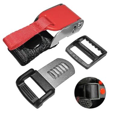 Imagem de Generic Kit de fivela de liberação rápida para capacete de motocicleta, adaptador de alça de queixo de capacete de aço inoxidável, clipe/trava de liberação rápida de capacete de metal sem remover