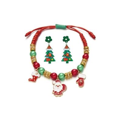 Imagem de Roupas de Natal para mulheres, joias de Natal para mulheres, fantasias de Papai Noel, acessórios de Natal