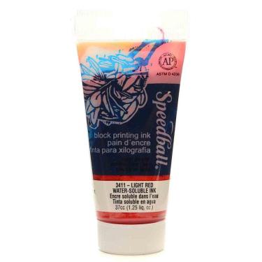 Imagem de Tinta De Xilogravura Speedball Base Agua 3411 Light Red 37Ml