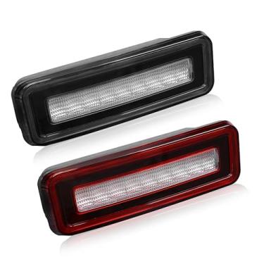 Imagem de JOLUNG Luz de ré compatível com Defender 90 110 130 2020-2025 Luzes de para-choque traseiro com acabamento de lâmpada refletora traseira reversa, 1 par (uma luz)