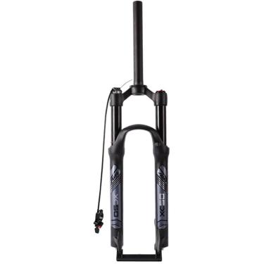 Imagem de Garfo De Suspensão Para Mountain Bike Air Fork 27.5 Com Curso De 120 Mm Xc 1-1/8, Garfo Dianteiro Com Freio A Disco Reto E Trava Remota, Black