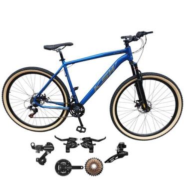 Imagem de Bicicleta Ksw Xlt Aro 29 21v Cambios Shimano e Trocadores Shimano Pedi