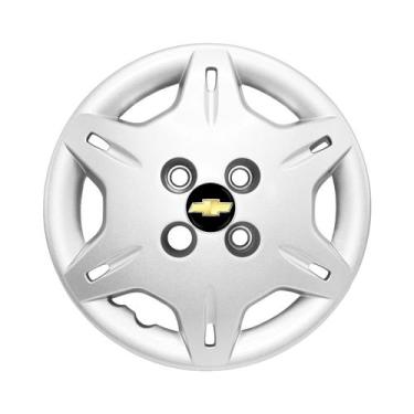Imagem de Calota Aro 13 GM Corsa Wind 2000/. Prata C/Emblema - GFM