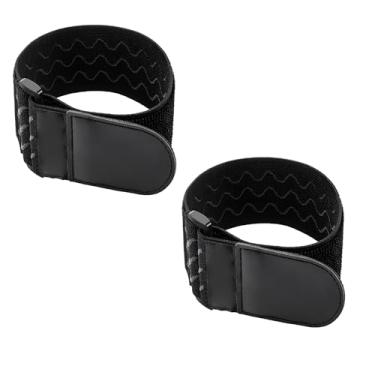Imagem de 2 tiras elásticas ajustáveis para botas, tiras de fixação no tornozelo para cowboy, faixas antiderrapantes para perna de calça para ciclismo, caminhadas, pesca, caça, vadear, jardinagem, viagem