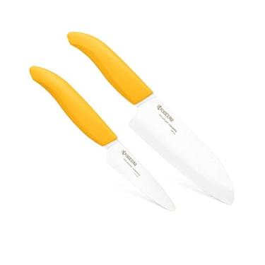 Imagem de Conjunto de 2 facas de cerâmica para presente Revolution