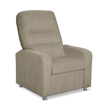 Imagem de Poltrona Do Papai Reclinável Confortável Com Fibra Siliconada Bege