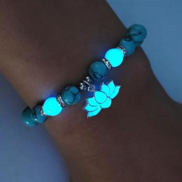 Imagem de Pulseiras femininas turquesa com contas boêmias, joias ocidentais, cristais de cura, presentes de amizade, dia dos namorados, Natal, moderno, outono, concerto country, Medium, Latão, Sem Pedra