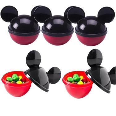 Imagem de Pote Mickey Decoração Mesa Festa Lembrança Kit 5 und - NoBrand, Mickey