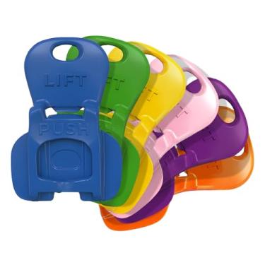 Imagem de MysticHome Pacote com 6 tampas de lata - capas de lata de abridor de abas fáceis, seis tampas protetoras coloridas para refrigerante, cerveja, insetos e proteção contra poeira para festas, churrascos