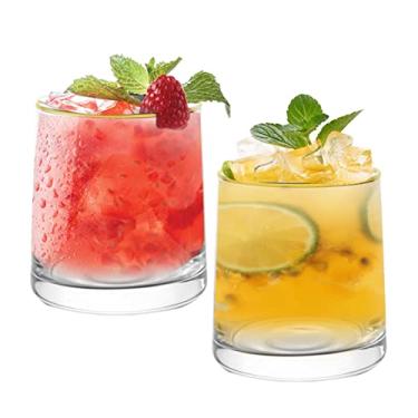 Imagem de vinho transparente, Whisky Glasses - Copos Wisky coloridos, vidro sólido, limpeza -louças, para beber vinho tinto e uísque Hoghaki