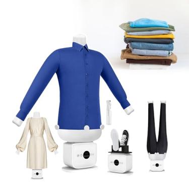 Imagem de CNAOHGHN Secador E Ferro De Passar AutomáTico A Ar Quente,Secador De Roupas E Removedor De Rugas Sem Usar As MãOs Com 109 Poros, Secagem RáPida Em 8 Minutos, Tempo E Temperatura AjustáVeis