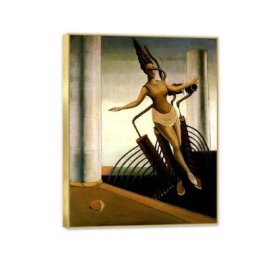 Imagem de Pôster Max Ernst The Wavering Woman Reproduções de pinturas famosas Surrealismo Arte de parede Tela Max Ernst Decoração de parede para presentes de sala de estar 90 x 70 cm (36 x 28 polegadas