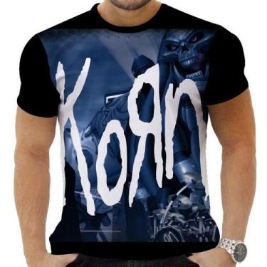 Imagem de Camiseta Camisa Personalizada Rock Nu Metal Korn 5 - Obsidiana Co, INF