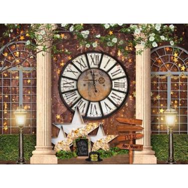 Imagem de Fundo Fotográfico Ano Novo Cenário Tecido 1,50 x 2,20m - Fadrix, FANV0